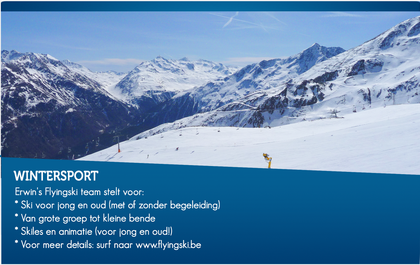 Wintersport Flyingski
